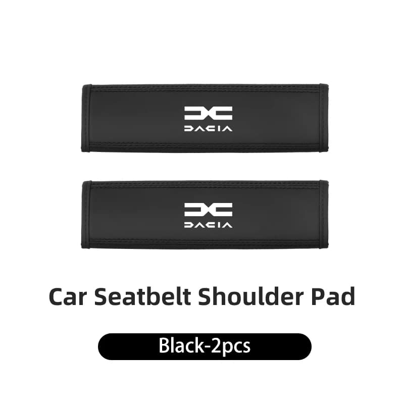Autocollant de voiture, coussinet d'épaule en cuir, housse de protection de ceinture de sécurité, ac