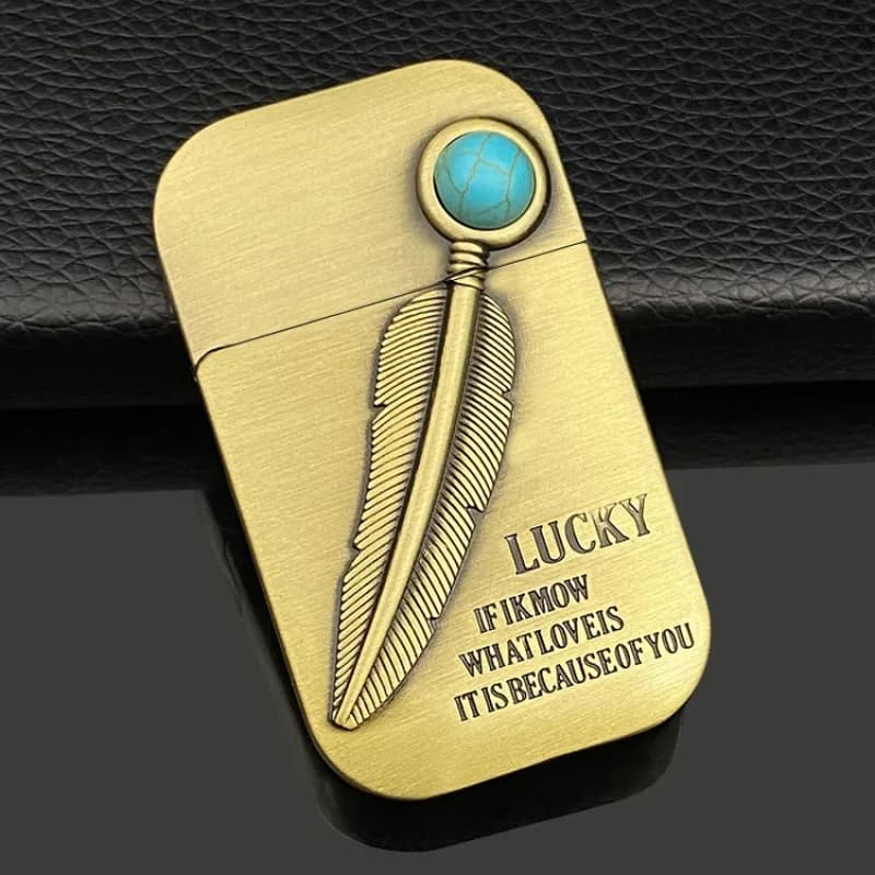 Briquet à meule personnalisé, briquet torche classique en métal coupe-vent, cadeau pour homme, acces