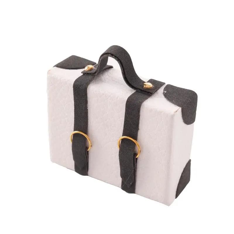 Accessoire pour maison de poupée miniature 1:12, porte-documents, modèle de valise, jouet