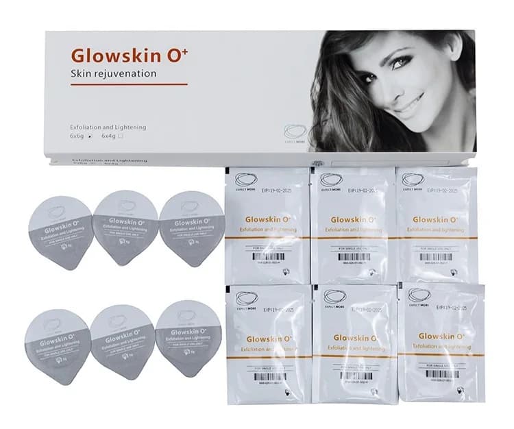 Crème éclaircissante pour la peau professionnelle, kit de traitement à l'oxygène O2, gel anti-âge