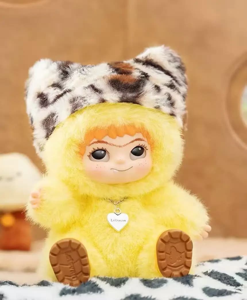 Tour ou friandises de lapin Wakuku Fox ‌   Série mignonne figurine mystère en peluche poupée sac por