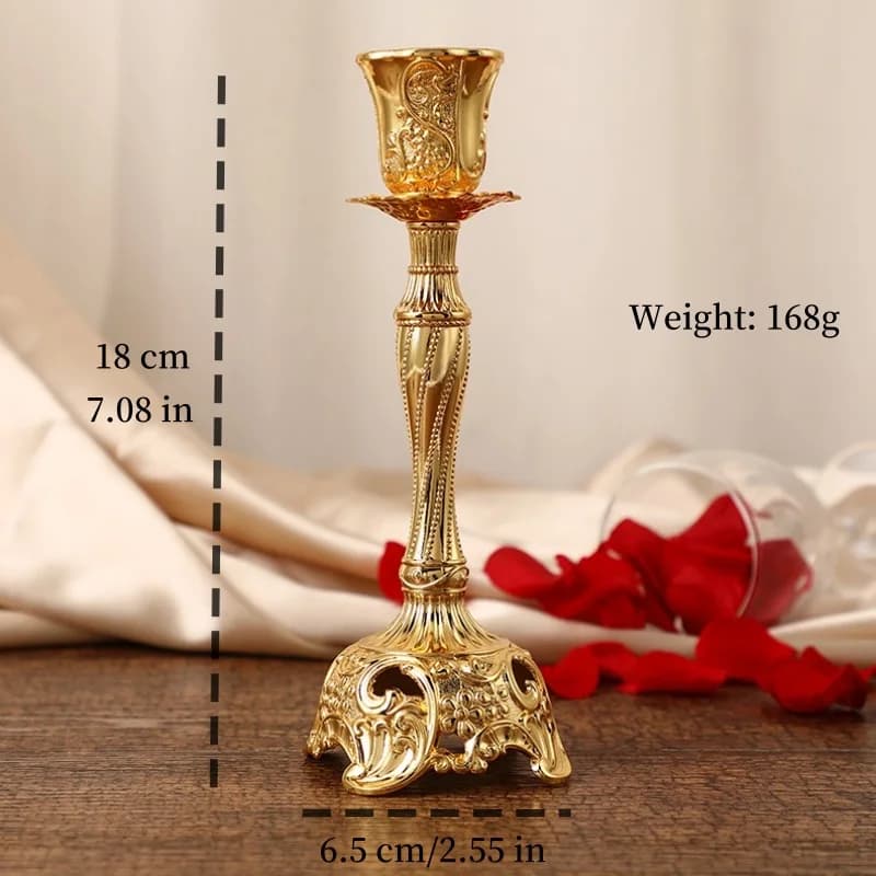 Bougeoir à vent classique européen Vintage, motif exquis, éclairage décoratif, artisanat pratique po