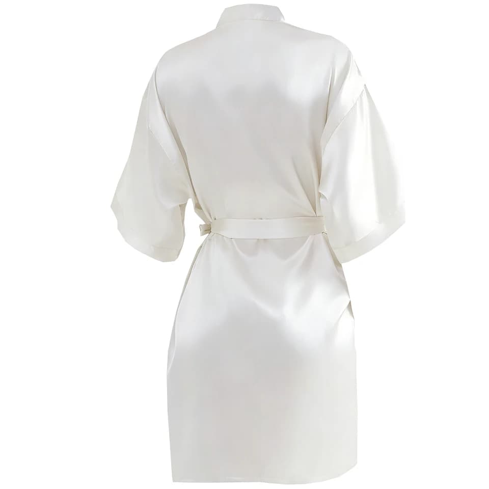 Peignoir doux personnalisé avec la date de mariage pour la mariée et les demoiselles d'honneur - Le 