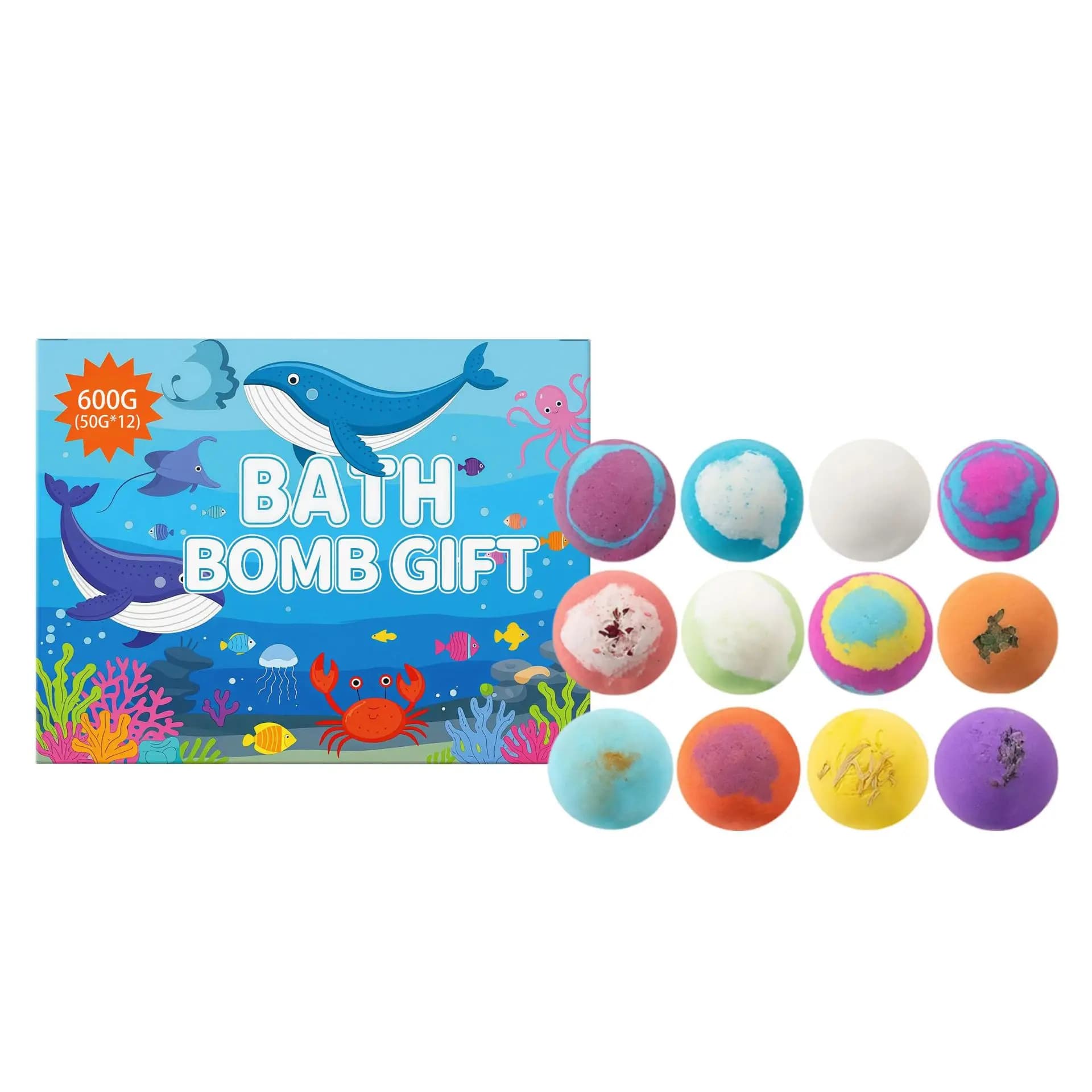 Ensemble de balles de bain pour le corps, soin doux de la peau, hydratation et nettoyage quotidiens,