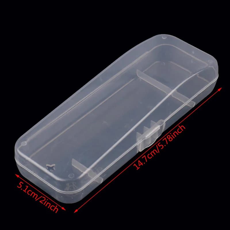 Boîte de rangement universelle pour rasoir pour hommes, boîte à poignée, boîtier en plastique entièr