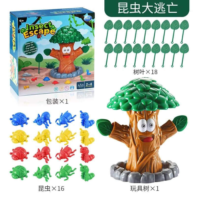 Jeu de société Insect Escape Tree, défi multijoueur, jeux de société interactifs, jouets pour réduir