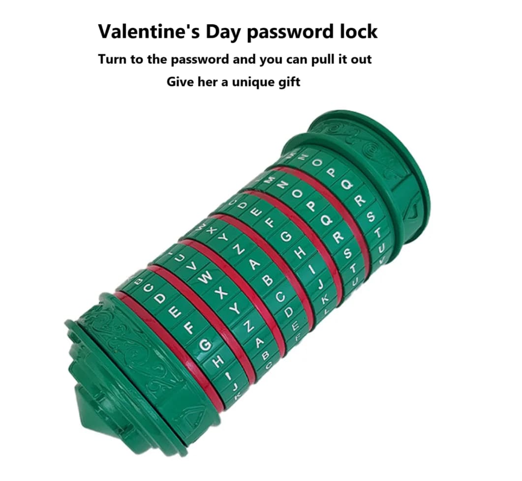 Serrures Cryptex en métal pour salle d'évasion, jouets à code, cadeaux de mariage, cadeau de la fête