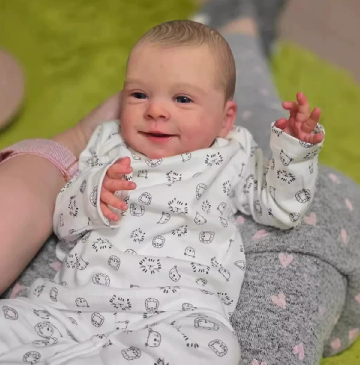 Poupée Bébé Réaliste Faite à la Main en Silicone Sebastian, Corps Souple, Poupée Nouveau-né Réaliste