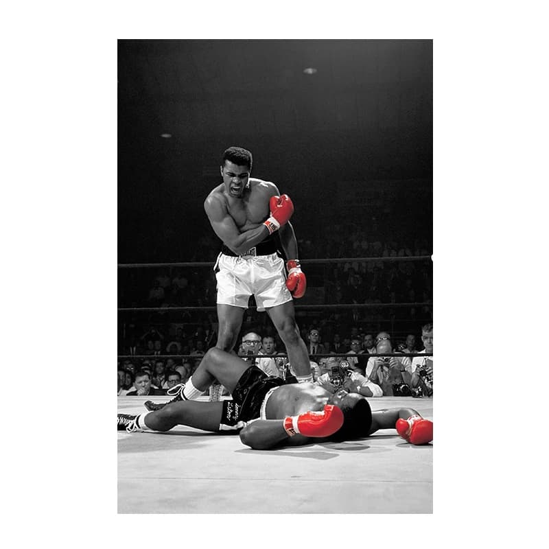 Légende Boxer étoile affiche boxe toile mur Art affiches et impressions décoration murale Cuadros sa