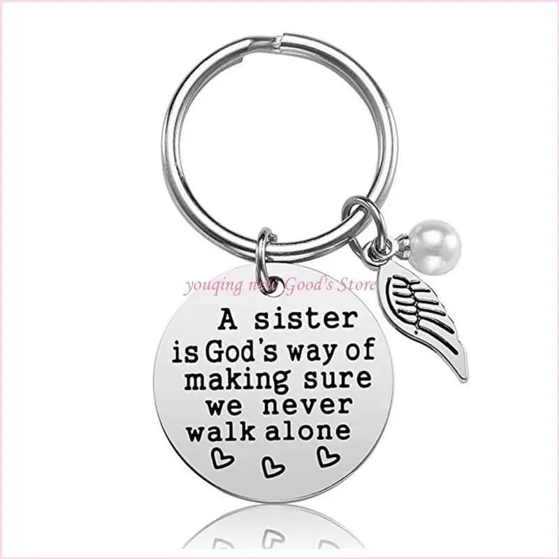 57qa soeur Keychain Sœur cadeaux uniques sœur Friendship Cadeaux d'anniversaire Noël pour sœurs Une 