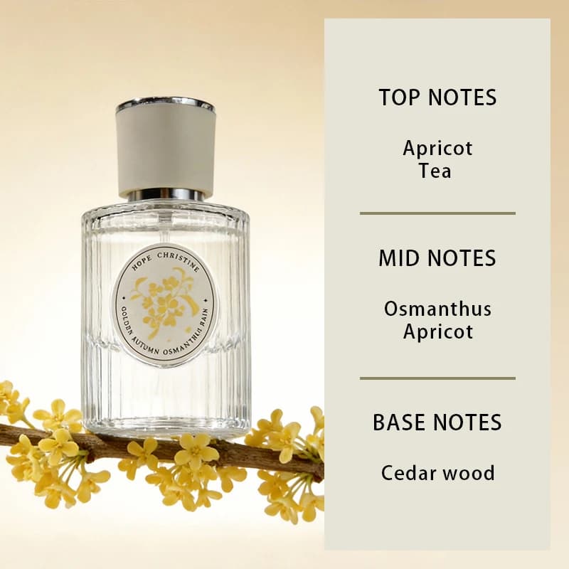 Parfum Osmanthus de la marque HOPE CHRISTINE pour femme, notes florales originales longue durée, 50M