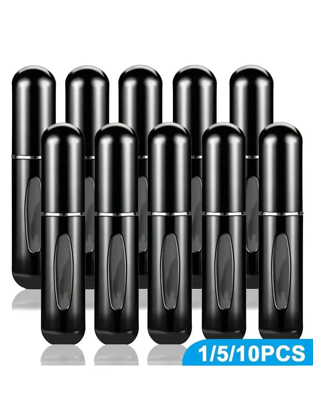 1/5/10pcs 5ml Mini Flacons d'échantillons de parfum portables, vaporisateurs atomisés, vides, rechar