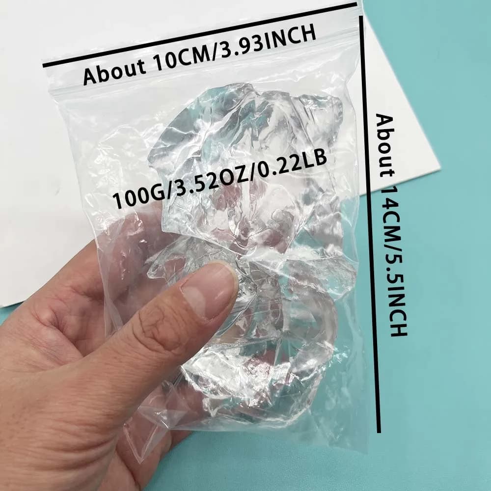 100G/200G gelée cire bricolage bougie faisant matériel cire transparente matière première cristal ci