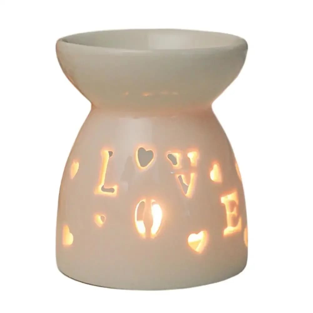 Porte-bougies en céramique, brûleurs d'huile essentielle creux, brûleurs d'encens pour la maison, ar