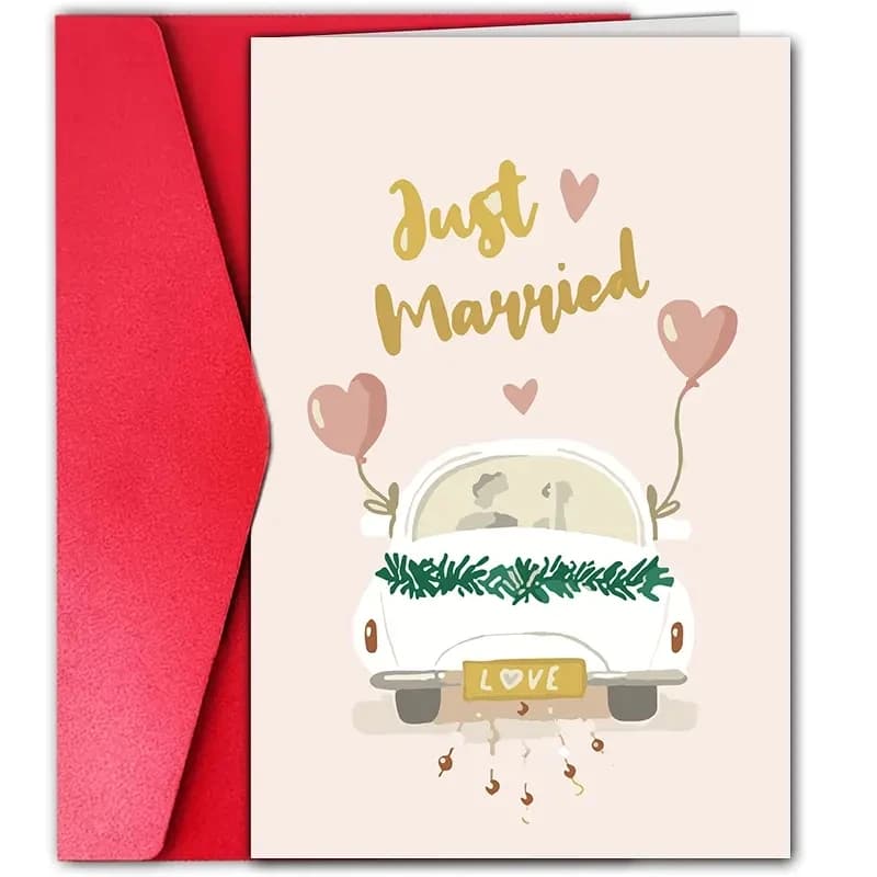 1 carte de vœux créative et intéressante, cadeaux d'anniversaire pour la famille et les amis, carte 