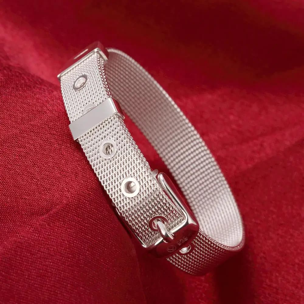Offre spéciale fine noble bijoux populaires 925 en argent sterling beau Bracelet de montre pour femm