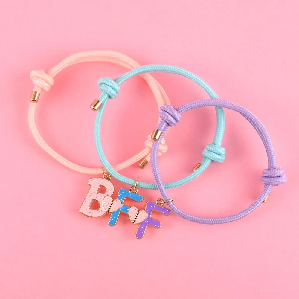Bracelet avec lettres BFF en forme de cœur, couture pour meilleur ami, bijoux d'amitié, cadeaux pour
