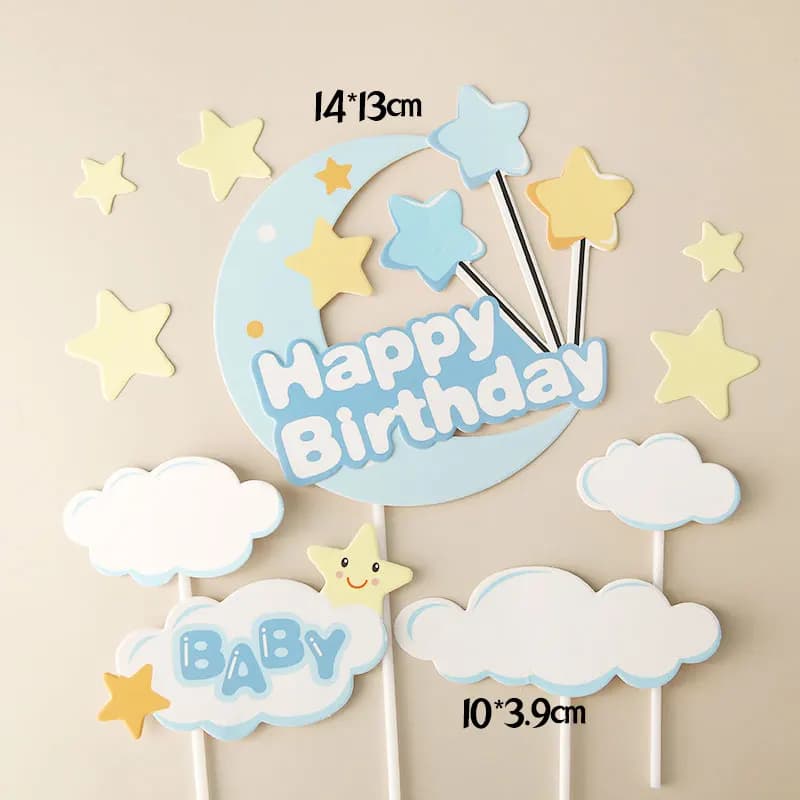 Décoration de gâteau d'anniversaire en résine pour père, mère, père, famille, fête des mères, femme,