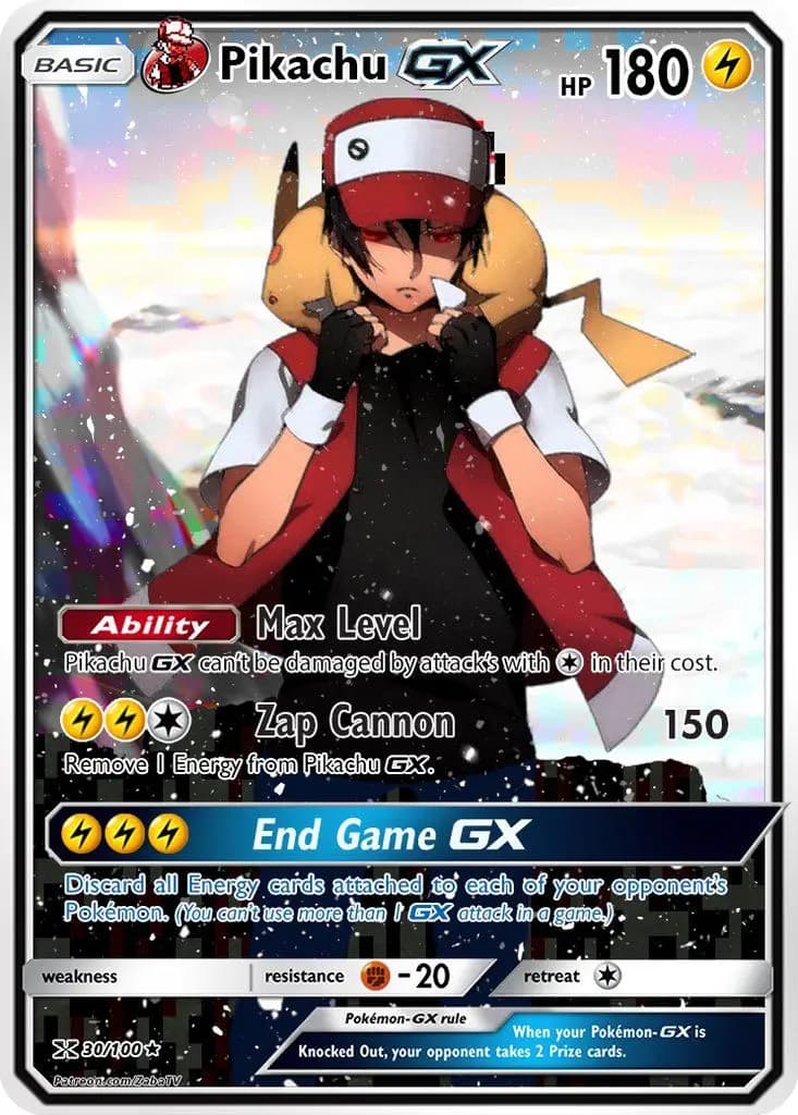 Cartes à collectionner DIY Pokémon Primal Groudon Mewtwo Pikachu Mario – Cadeau DIY Anime Cartoon