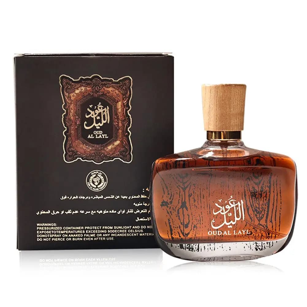 100 ml / 3,04 fl.oz. Parfum Arabe Oud Al Layl Eau de Parfum pour Homme, Fragrance Longue Durée, Colo