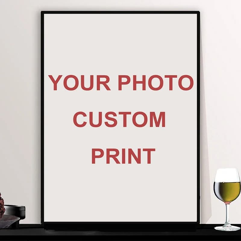 Affiche personnalisée personnalisée avec votre image, imprimés en papier Photo, pour la maison, la s