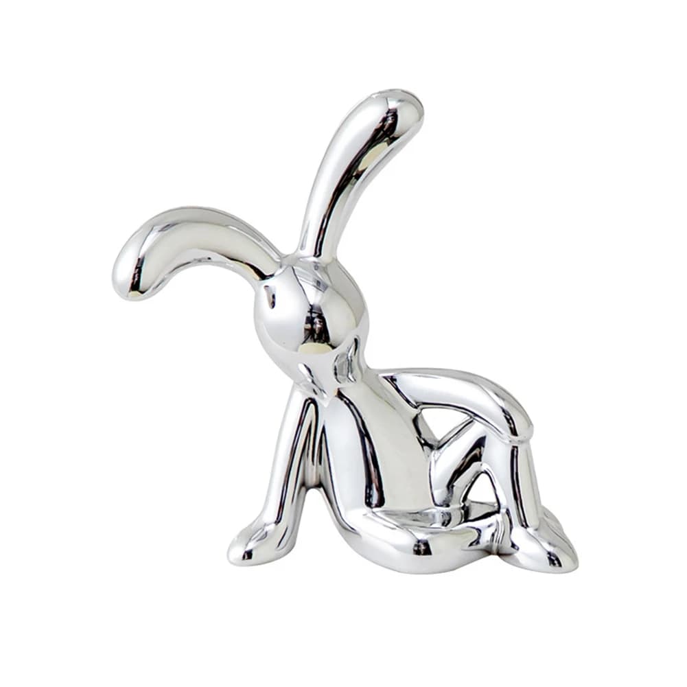 Dessin animé Animal lapin voiture intérieur Console centrale décoration personnalité Table à manger 