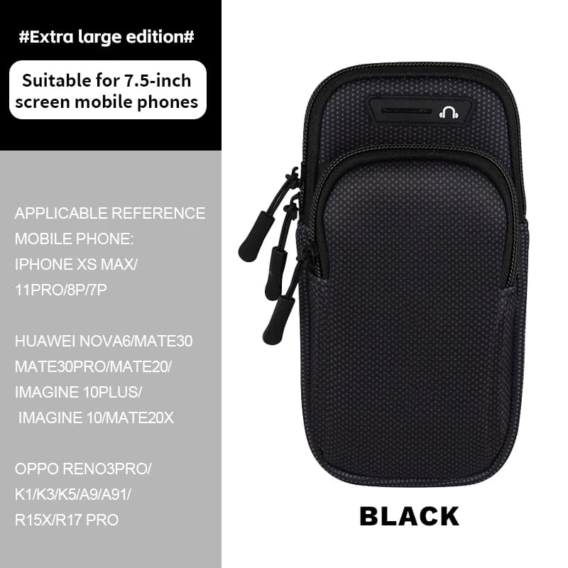 Sac de bras de téléphone de course pour hommes et femmes, sangle de bras, manchon de bras de sport, 