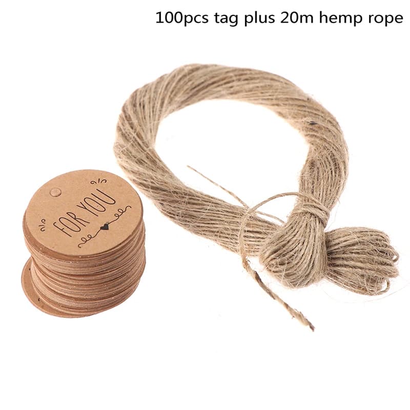 100 étiquettes en papier kraft pour votre motif, étiquette pour l'étiquetage des cadeaux, décoration