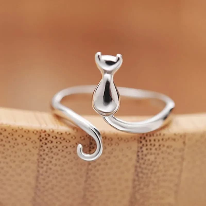 Bagues chat en argent Sterling 925 pour femmes, bijoux de fiançailles de luxe de styliste, offres fé