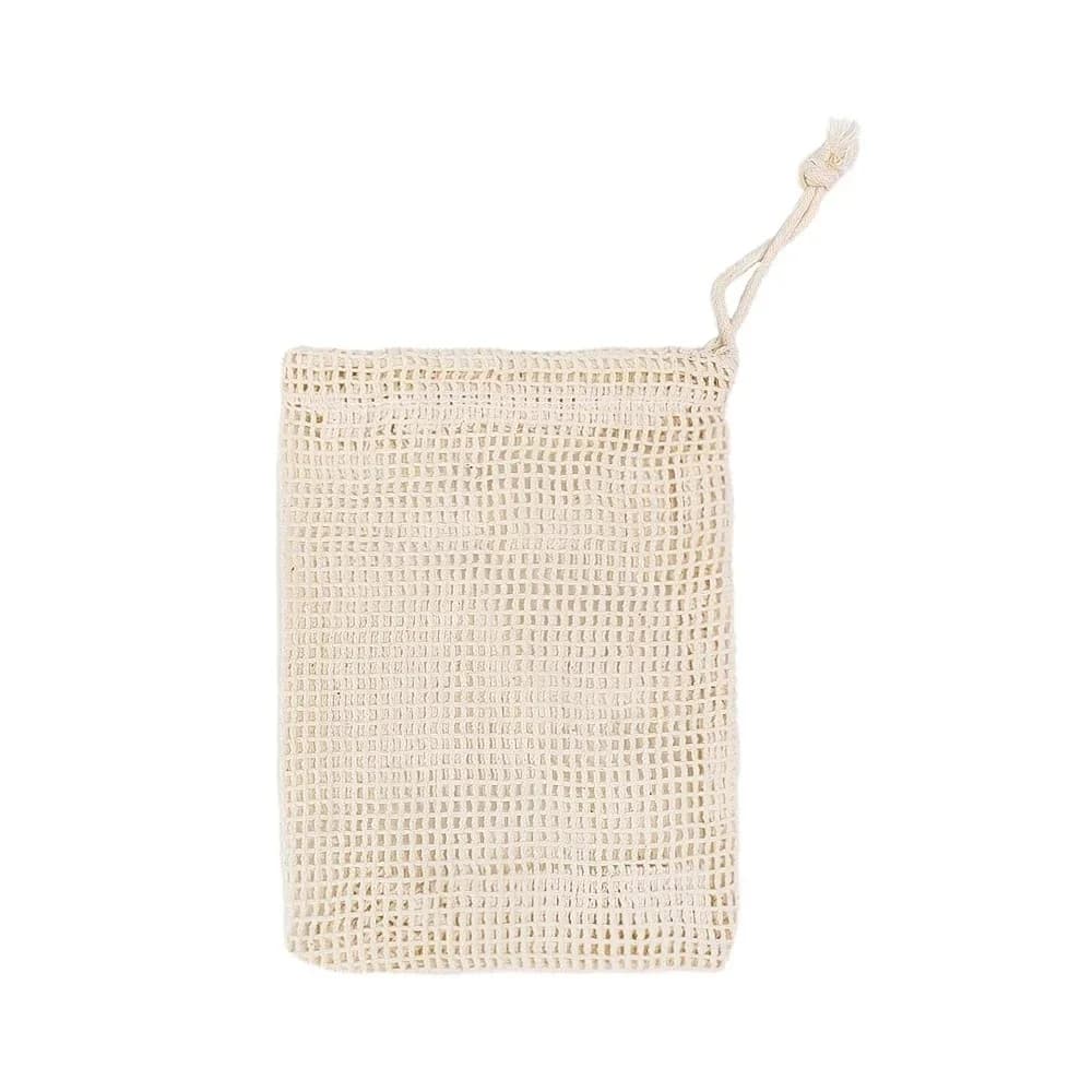 Sacs à savon en maille naturelle, doux, réutilisables et respirants, filets de nettoyage du visage e