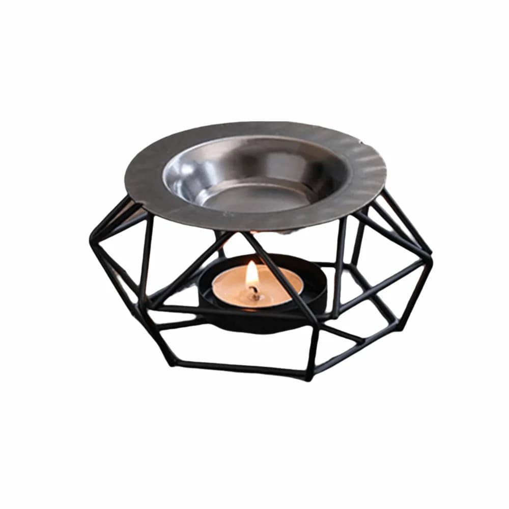 Diffuseur d'huiles essentielles créatif, brûleur d'aromathérapie rétro portable, porte-bougie décora