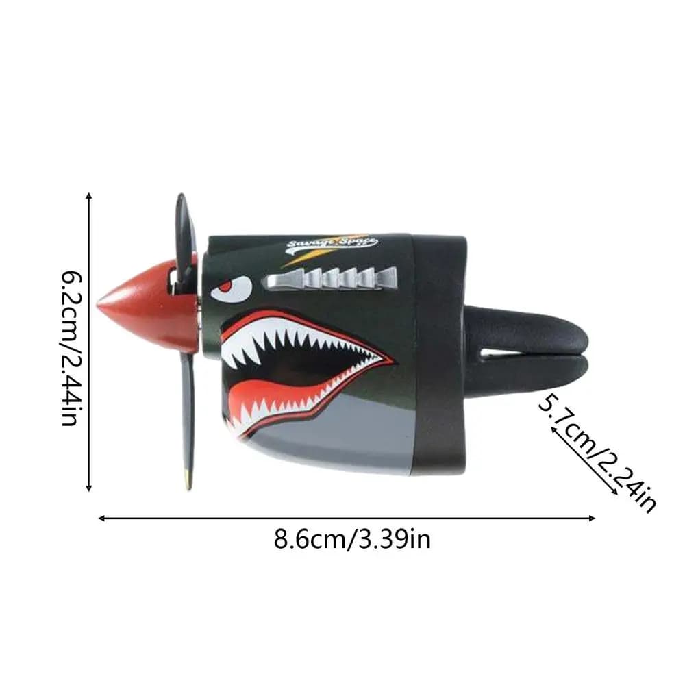 Diffuseur de parfum pour voiture Avion de combat Nez de requin Aromathérapie Diffuseur de parfum pou