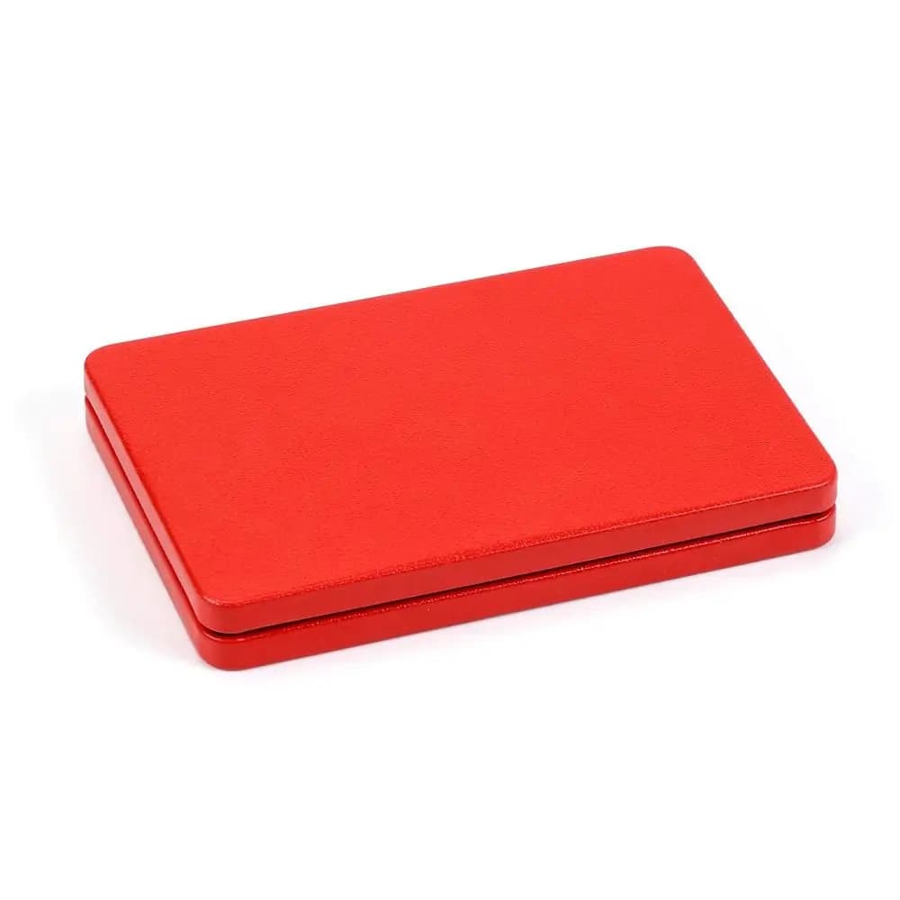 Boîte de rangement rectangulaire en fer blanc pour outils de beauté de voyage, boîte cadeau, boîte à