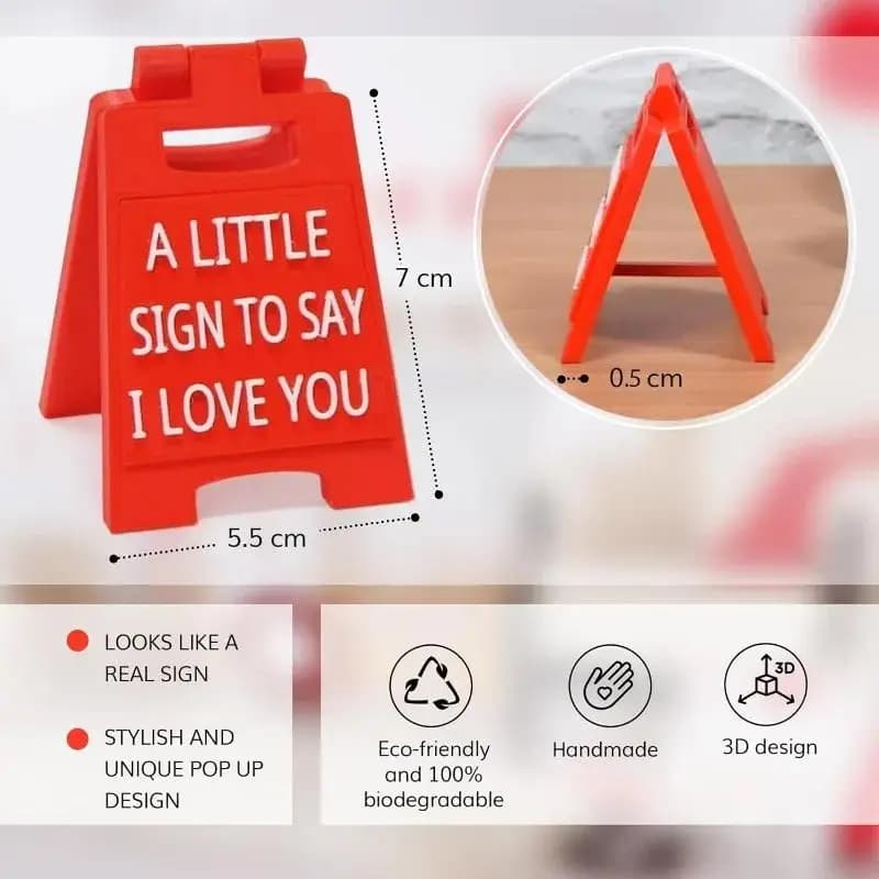 Panneau de signalisation créatif pour parking, cadeau de la Saint-Valentin, un petit panneau pour di