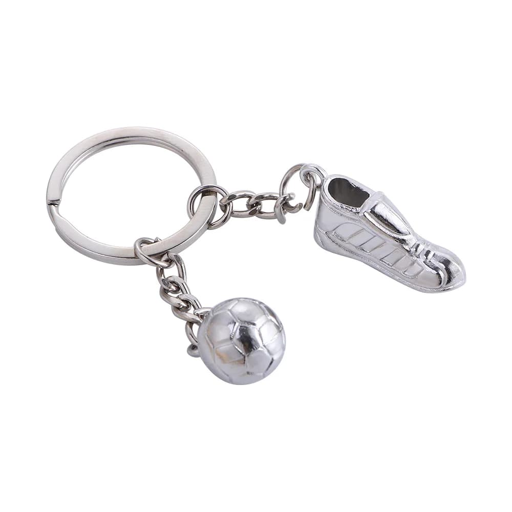 Balle de Football clé accessoires petit pendentif Sport suspendu porte-clés chaîne en métal chaussur