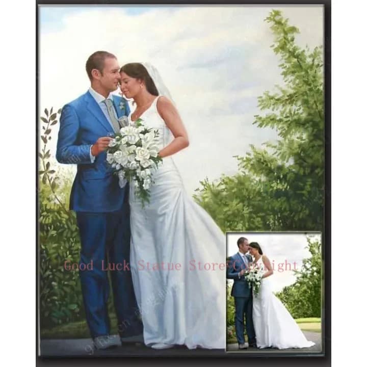 Meilleur cadeau d'anniversaire de mariage # TOP ART, service personnalisé, photo de mariage personna