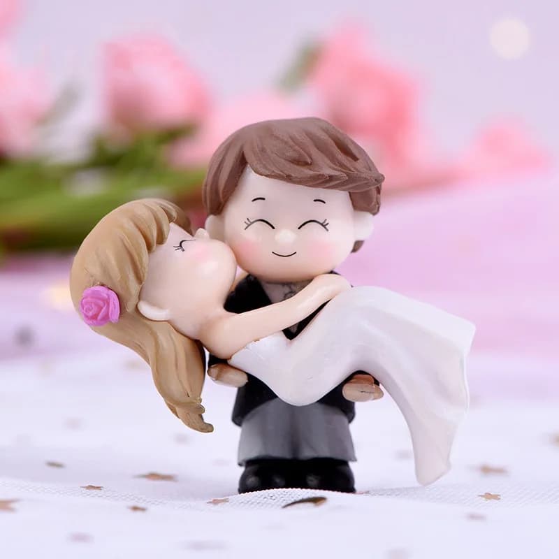 Figurine Miniature de Couple, modèle de marié, paysage, ornement de bureau, décoration de maison, ca