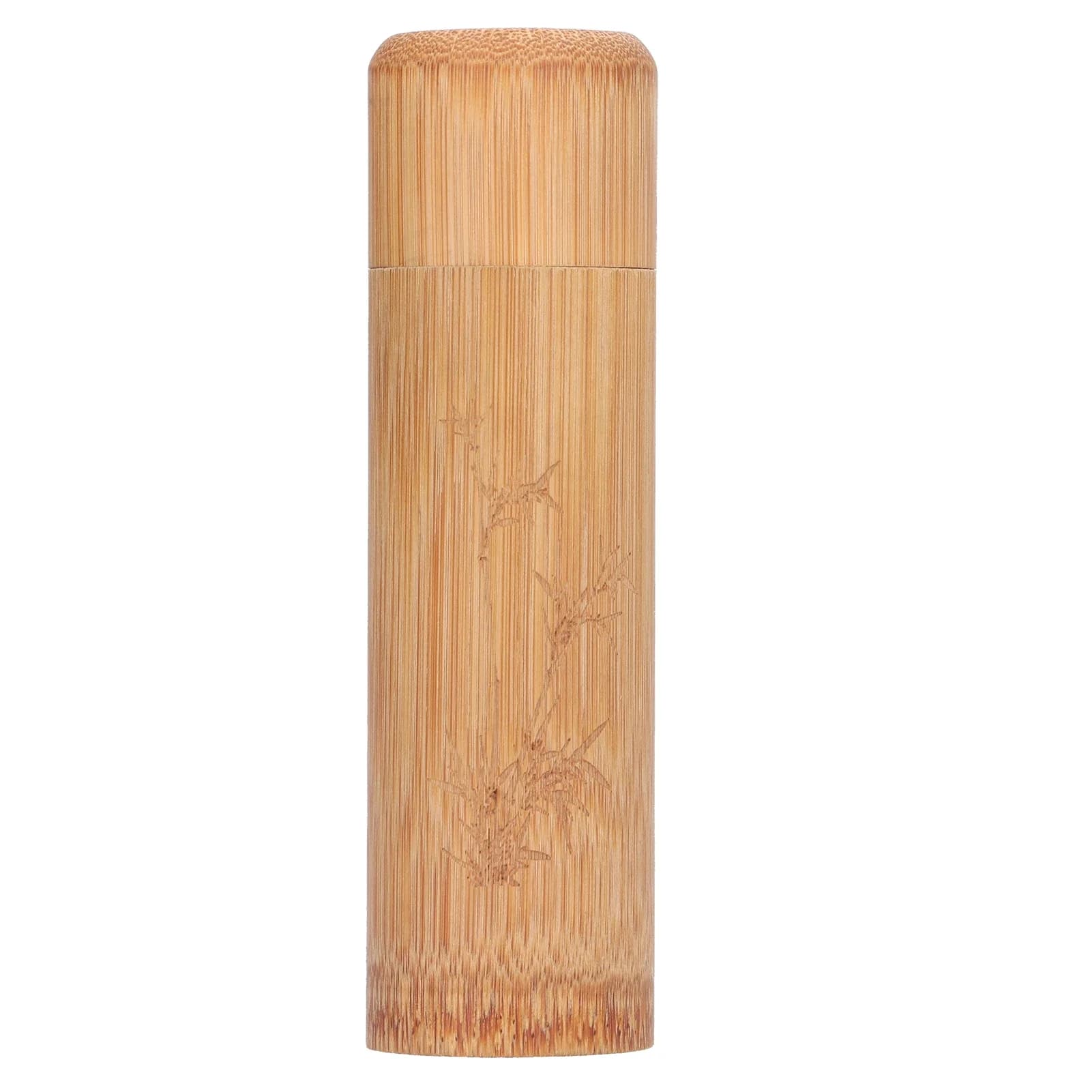 Boîte à thé ronde en bambou, conteneur de stockage de thé Portable, support de la boîte pour thé, gr