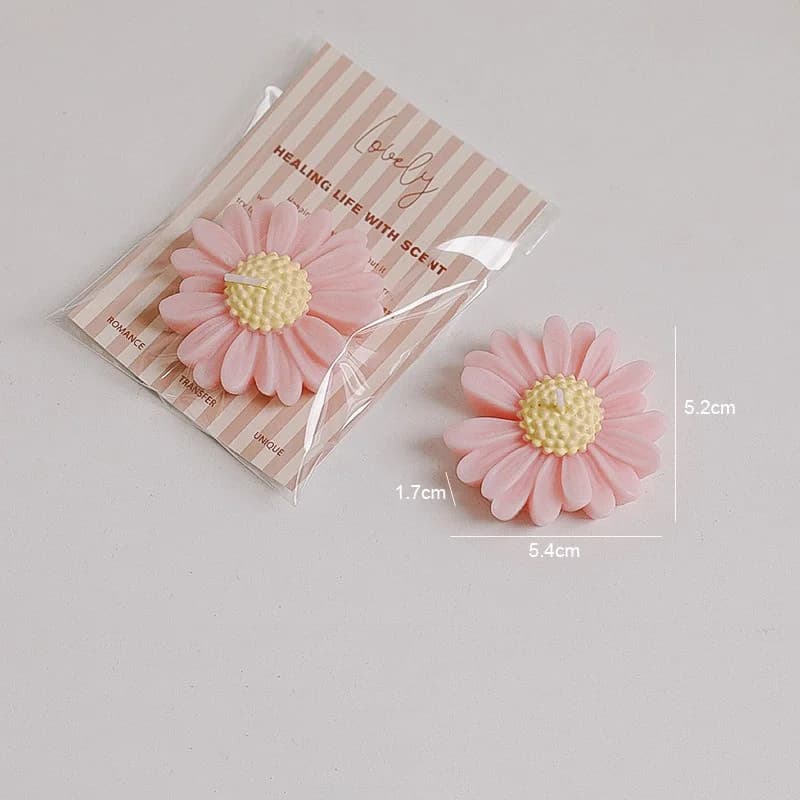 Bougie Daisy faite à la main, bougie parfumée, aromathérapie, bougie en cire de soja, bougies de mar