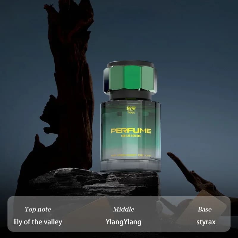 Parfum naturel frais d'aromathérapie pour voiture, parfum longue durée, rafraîchissant l'air, élimin