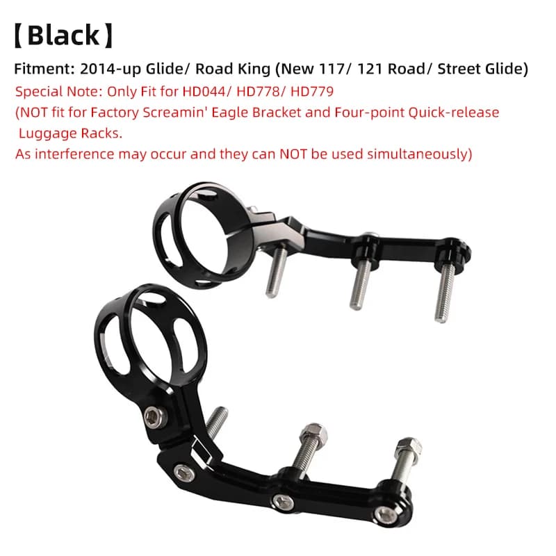 Supports de réservoir à distance d'amortisseur, accessoires de moto pour Harley Touring Road Glide S