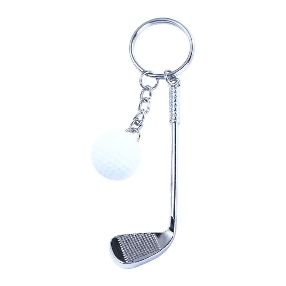 Balle souvenir pour articles de sport, porte-clés en métal, pendentif boule de bijoux, mini raquette
