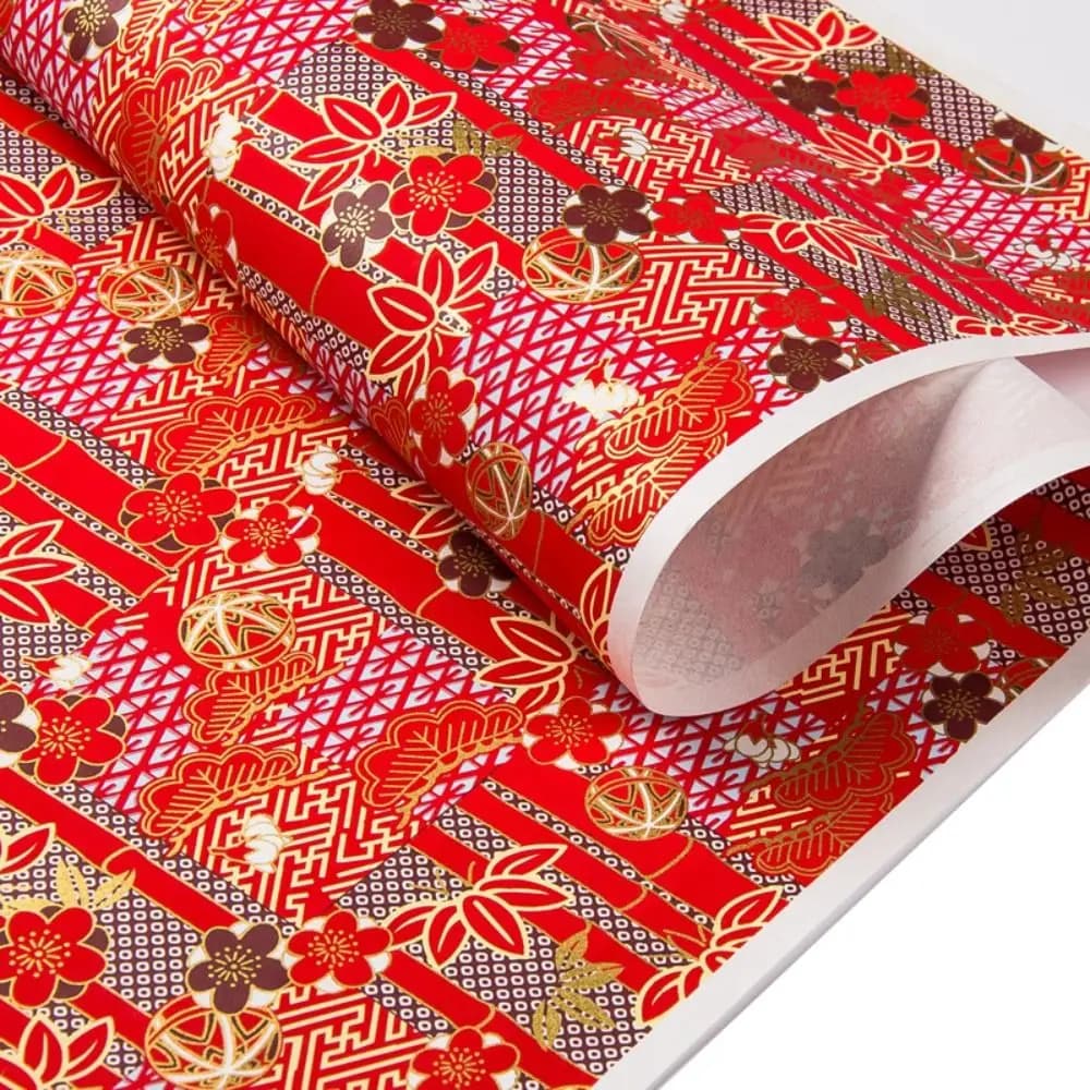 Papier d'emballage cadeau de style japonais, matériel d'art artisanal, papier découpé 42*58cm, papie