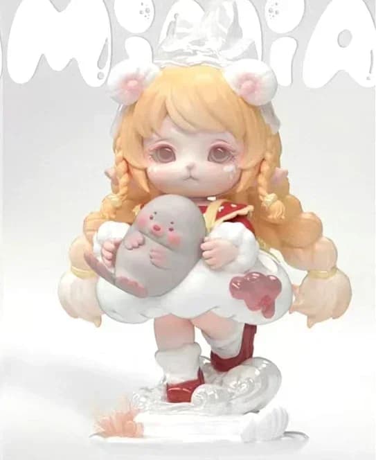 Véritable Mimia le Secret de l'eau série V2 boîte aveugle Kawaii figurine à collectionner modèle pou