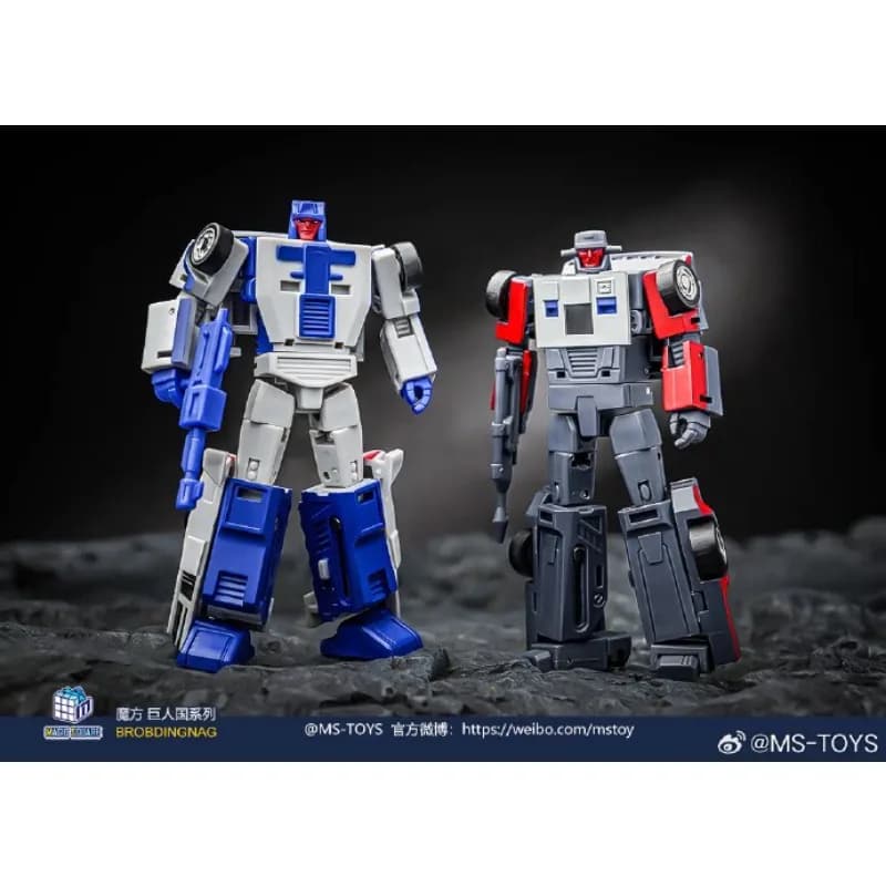 En stock : Jouet de transformation Rubik's Cube MS B14/B15 Strike Reckless Counter Crash Set, figuri