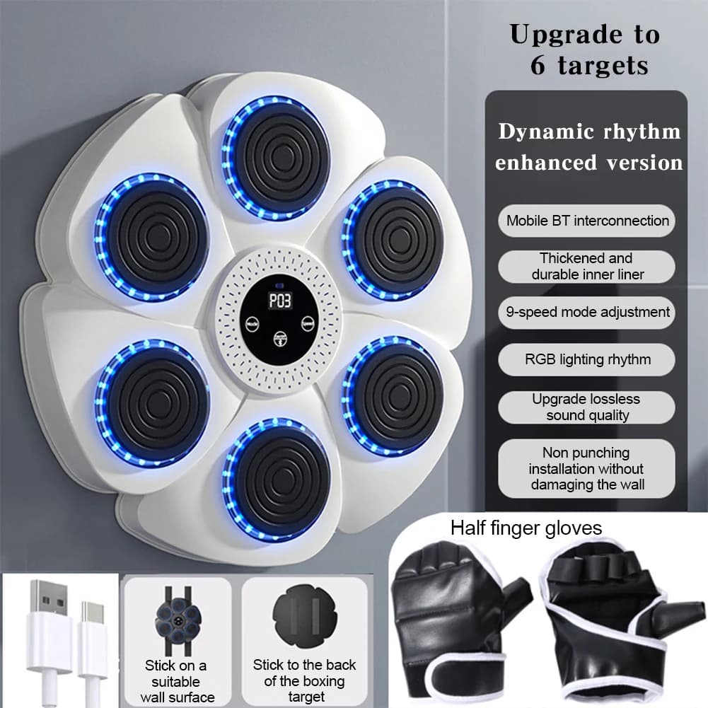 Machine de boxe itude intelligente pour adultes et enfants, entraînement sportif, fitness, entraînem