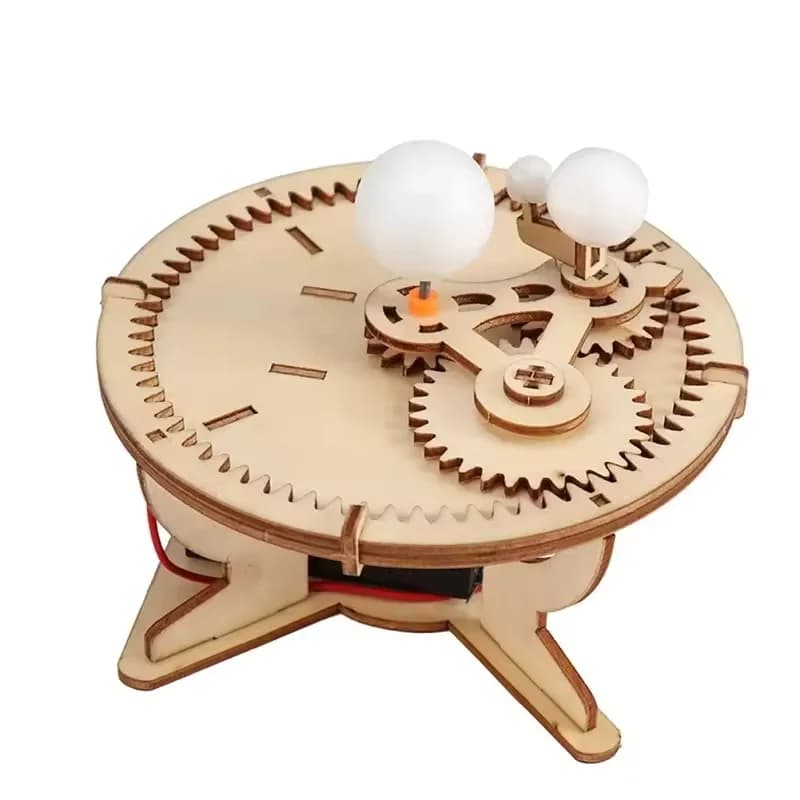Cadeaux d'astronomie Montessori à faire soi-même, modèle du système solaire Soleil Terre Lune Planèt