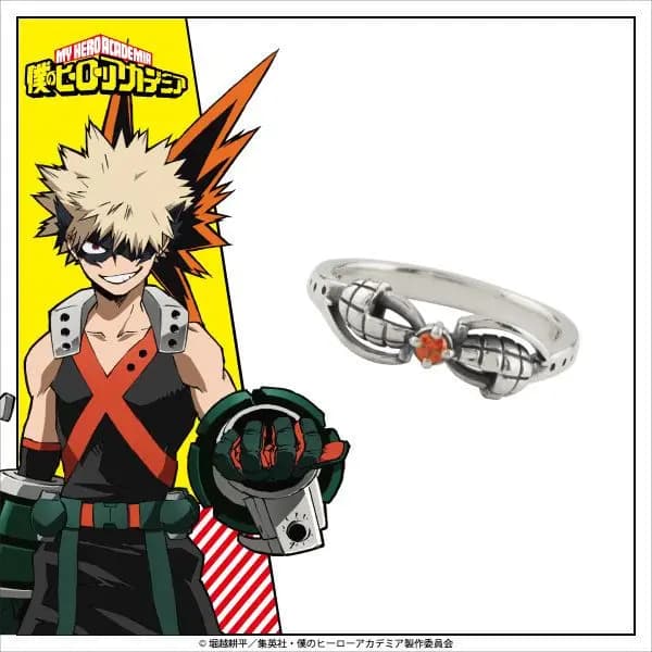 Nouvelle bague My Hero Academia pour couple, accessoires de mode, dessin animé, produits dérivés d'a