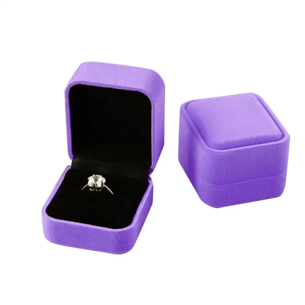 Boîte à bijoux en velours pour femmes, support organisateur de colliers, bagues, boucles d'oreilles,