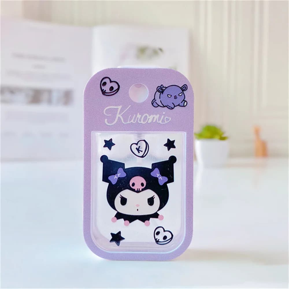 Sanrio Kuromi vaporisateur Hello Kitty bouteille de parfum mélodie cannelle alcool presse en bouteil
